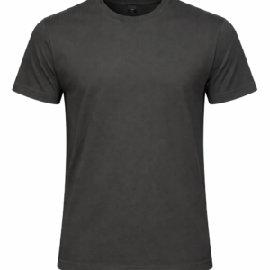 Addaxfit Men Classic Plain Charcoal Black T-Shirt 100% Organic cotton.